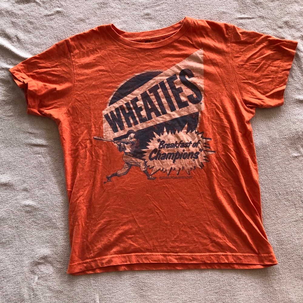 Vintage Wheaties Baseball Graphic Tshirt